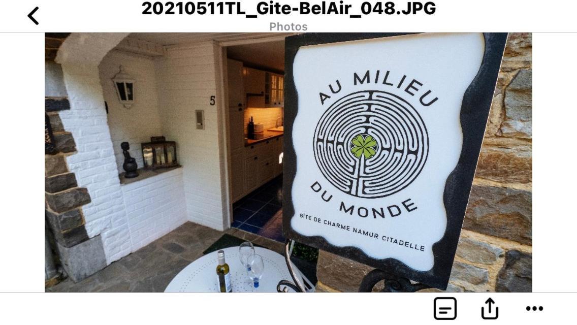 Gite De Charme Au Milieu Du Monde Namur Ngoại thất bức ảnh